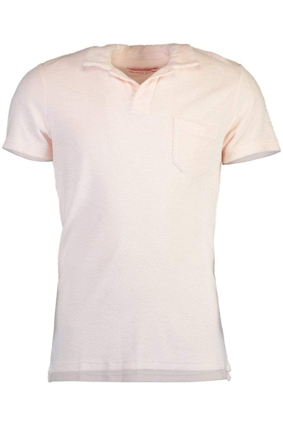 ORLEBAR BROWN-Terry Towelling Polo - Pink-