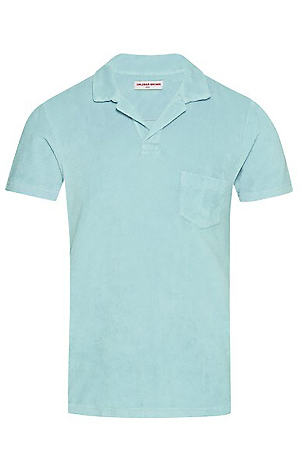 ORLEBAR BROWN-Terry Toweling Polo - Pool-