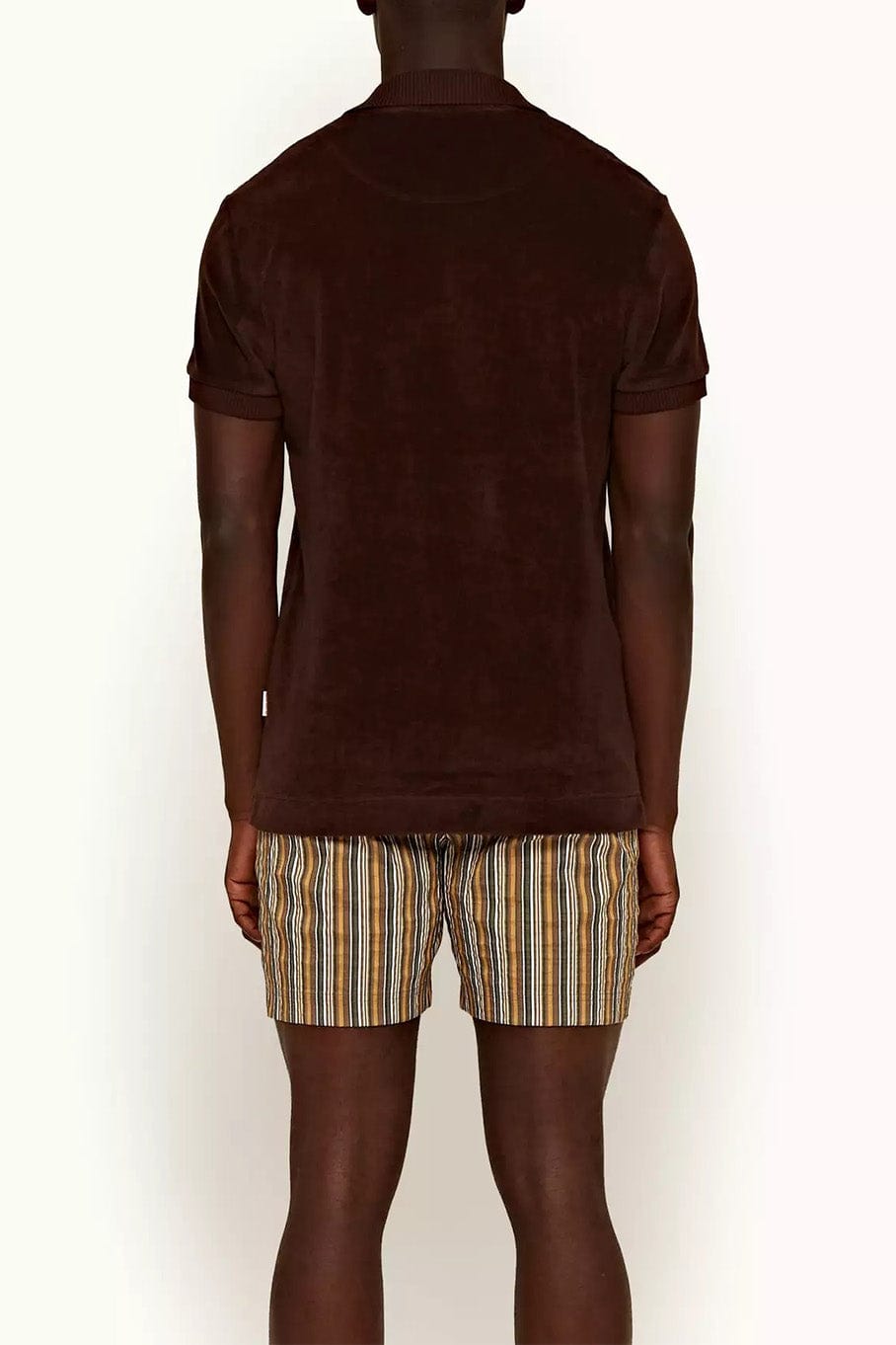 ORLEBAR BROWN-Men’s Felix Linen Polo - Port-