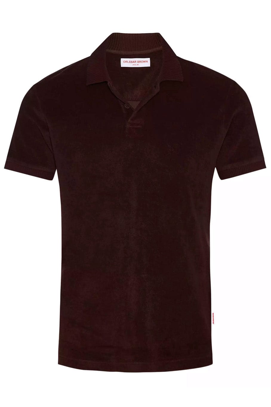 ORLEBAR BROWN-Men’s Felix Linen Polo - Port-