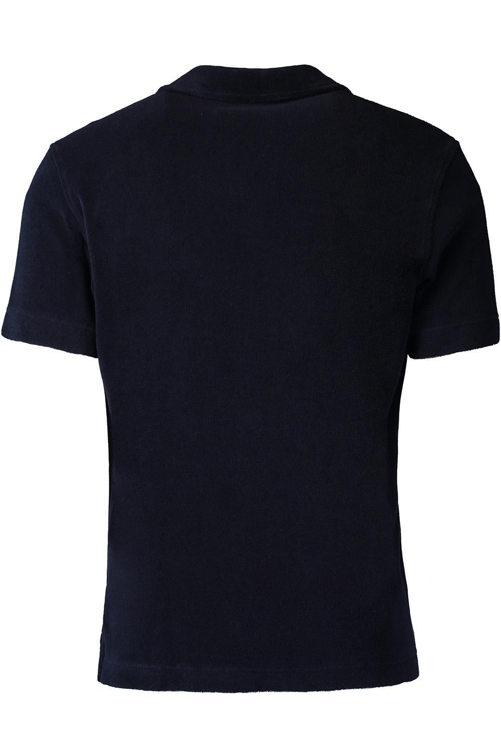 Terry Resort Towelling Polo Shirt-BLUE-S-MENSCLOTHINGTEE-ORLEBAR BROWN
