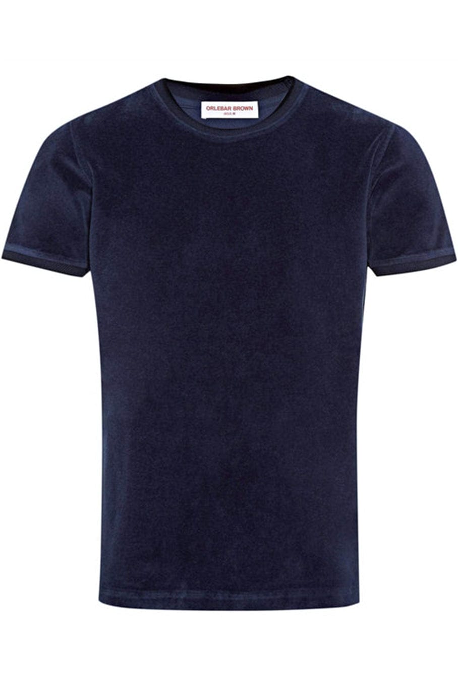 ORLEBAR BROWN-Navy Sammy Towelling Tipping Classic Fit T-Shirt-