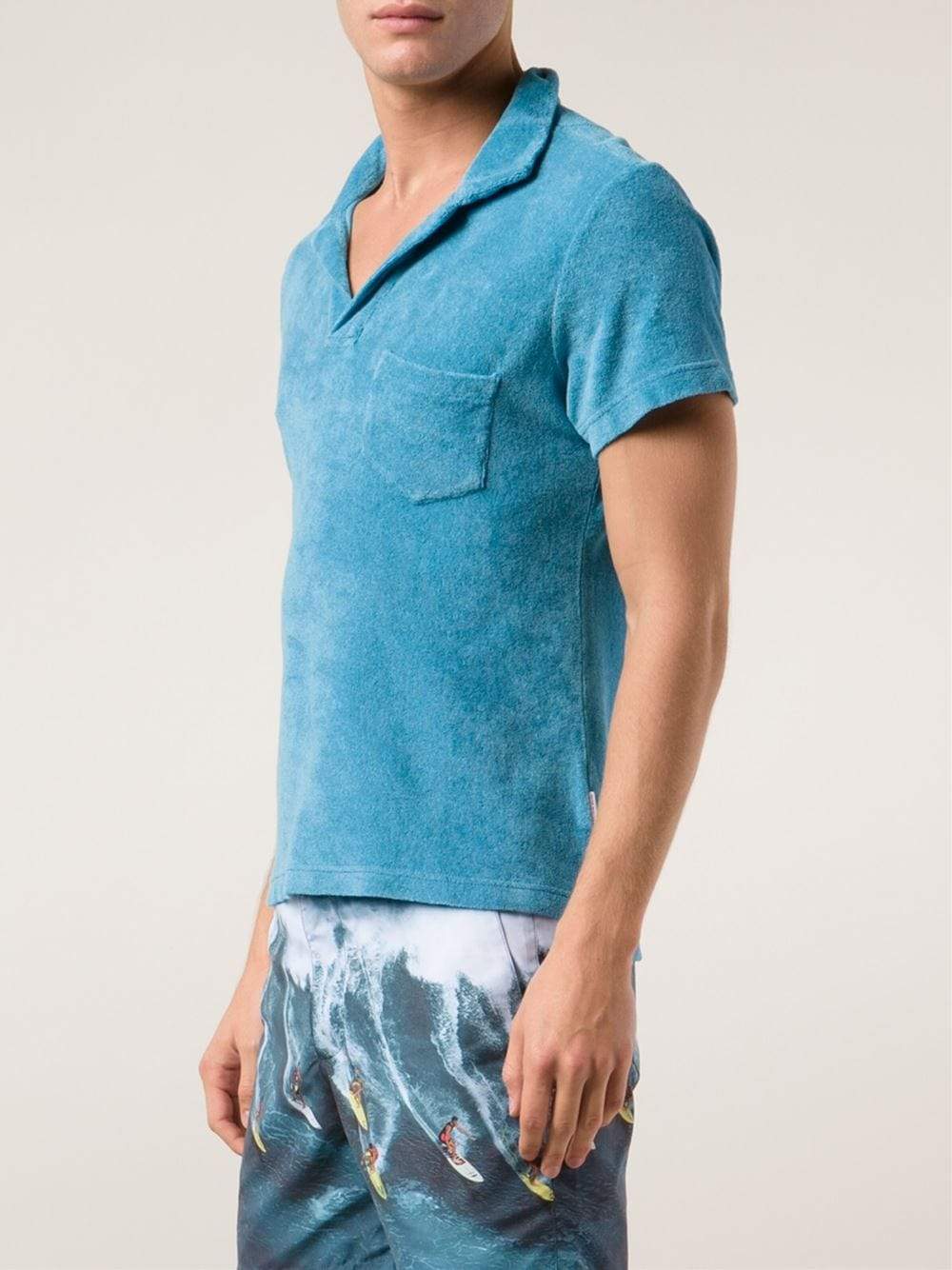 ORLEBAR BROWN-Terry Towelling Polo-