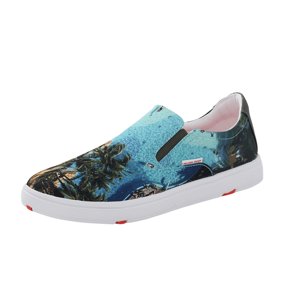 ORLEBAR BROWN-Declan Getty Pool Print Slide-