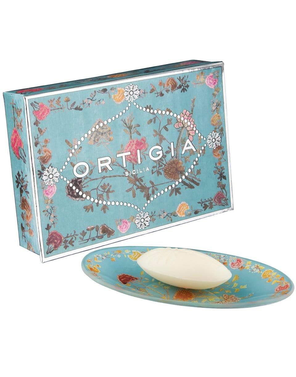 ORTIGIA-Florio Glass Plate & Soap-FLORIO