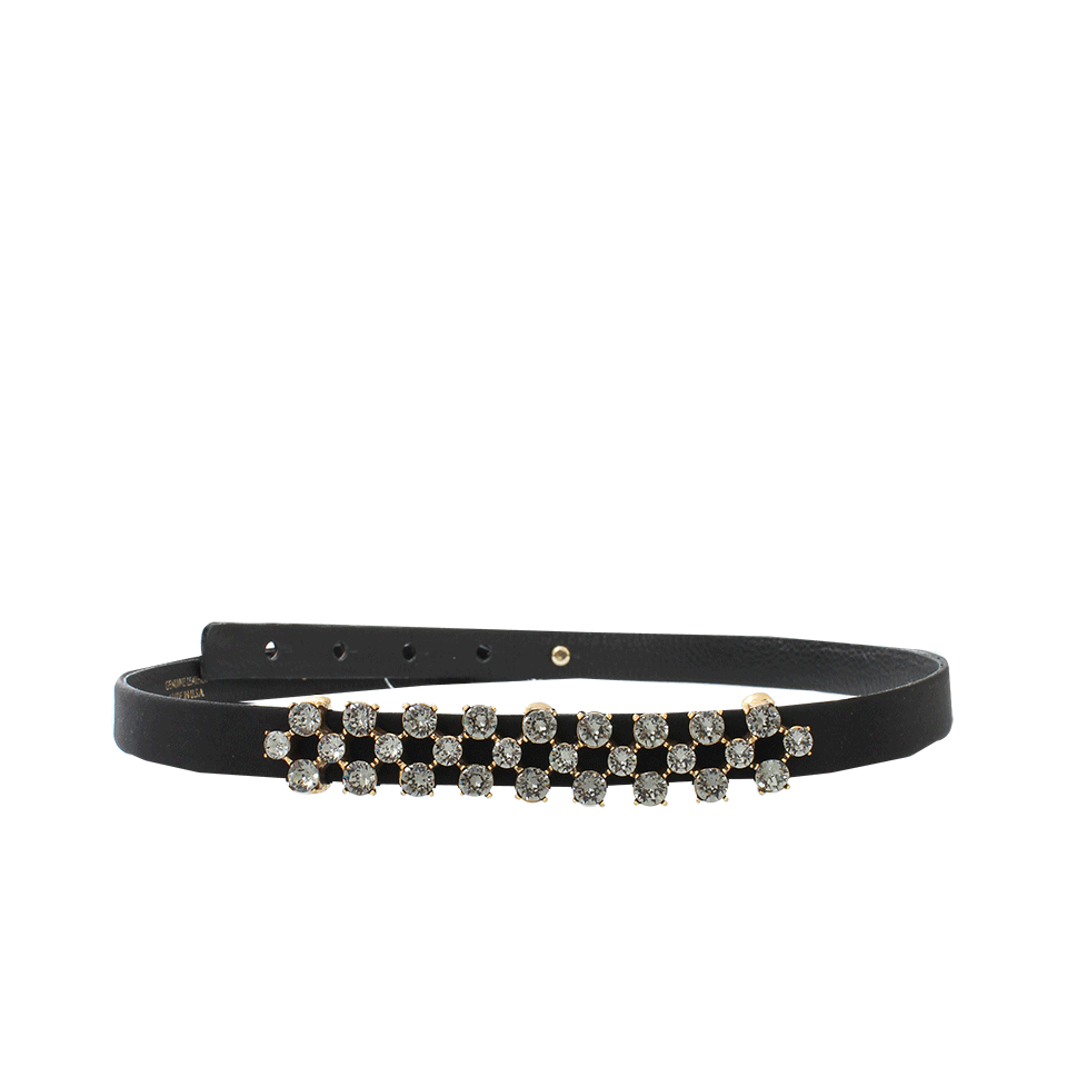 OSCAR DE LA RENTA-Jet Stone Skinny Belt-