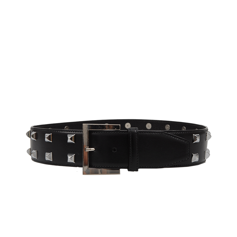 OSCAR DE LA RENTA-Thick Studded Belt-