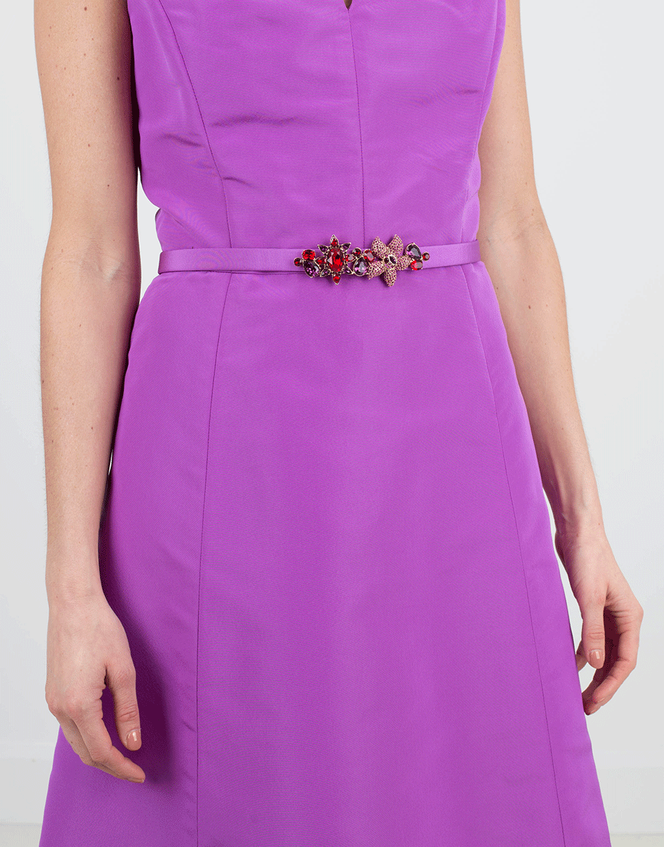 OSCAR DE LA RENTA-Jeweled Belt-