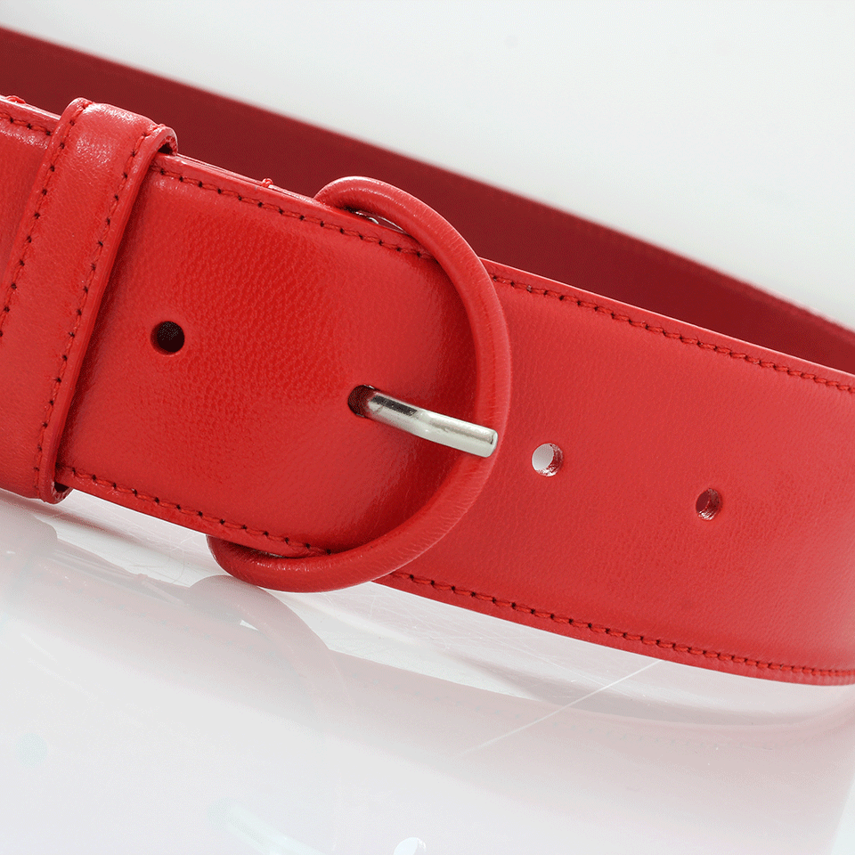 OSCAR DE LA RENTA-Wide Leather Belt-