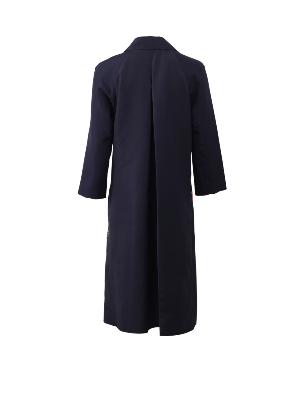 OSCAR DE LA RENTA-Flower Print Trench Coat-