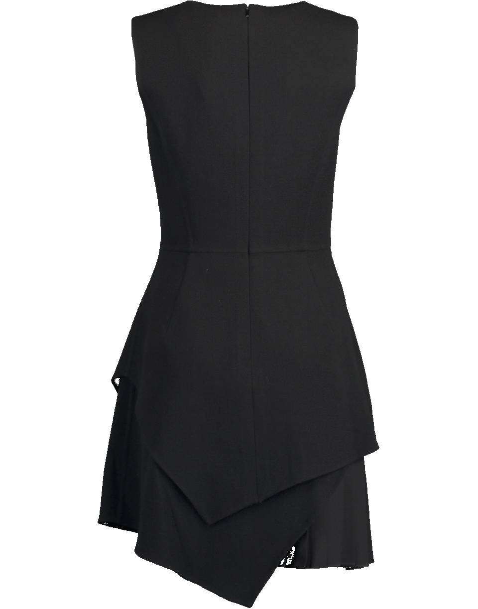 OSCAR DE LA RENTA-Layered Front Sleeveless Dress-