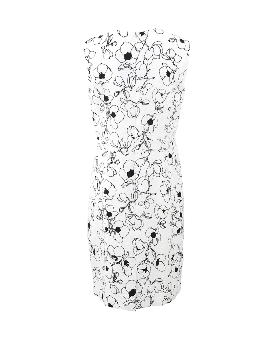 OSCAR DE LA RENTA-Sleeveless Poppy Dress-