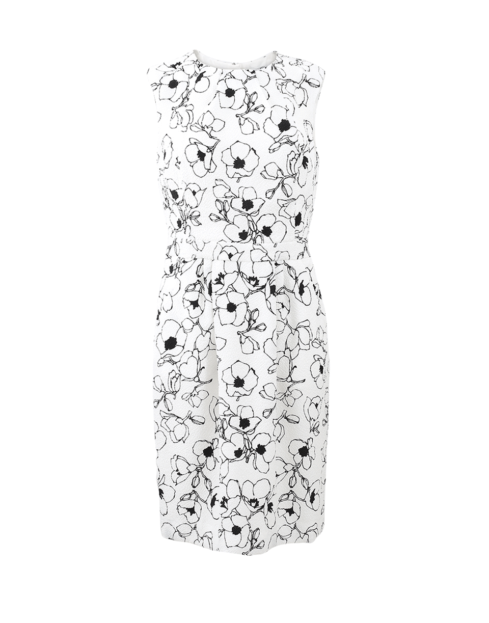 OSCAR DE LA RENTA-Sleeveless Poppy Dress-