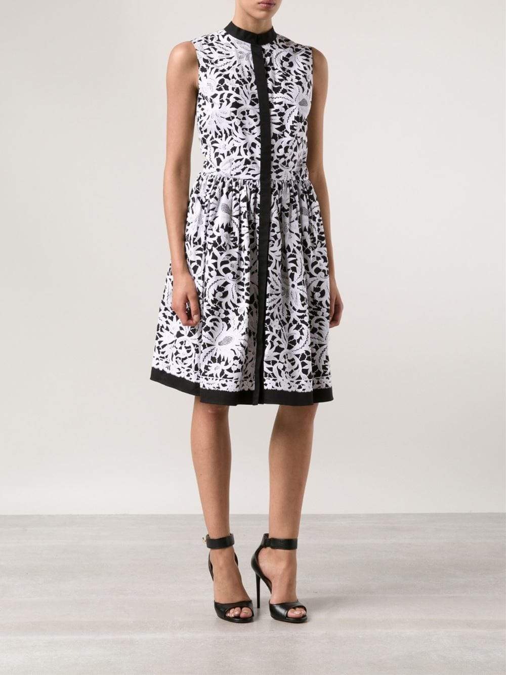 OSCAR DE LA RENTA-Cotton Dress-