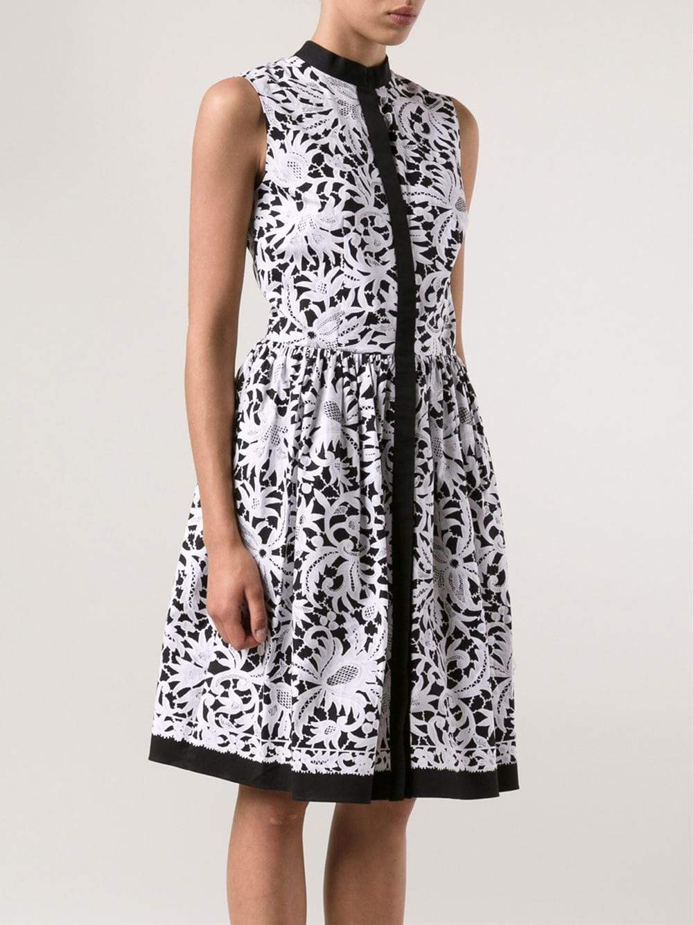 OSCAR DE LA RENTA-Cotton Dress-
