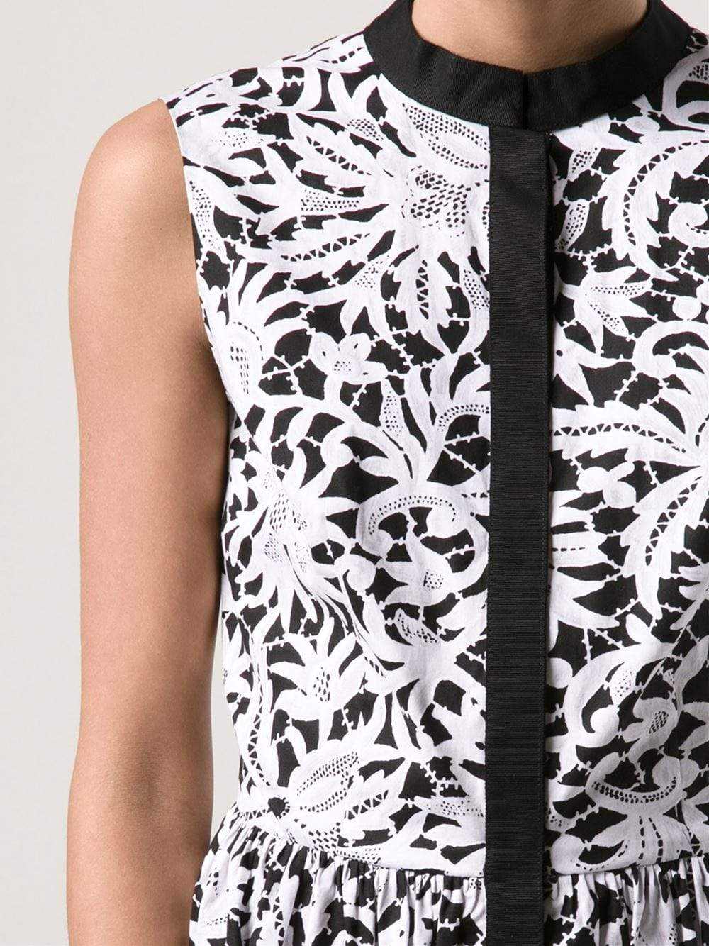 OSCAR DE LA RENTA-Cotton Dress-