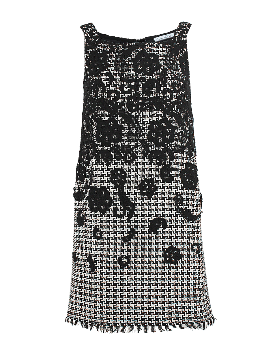 OSCAR DE LA RENTA-Back Zip Shift Dress-
