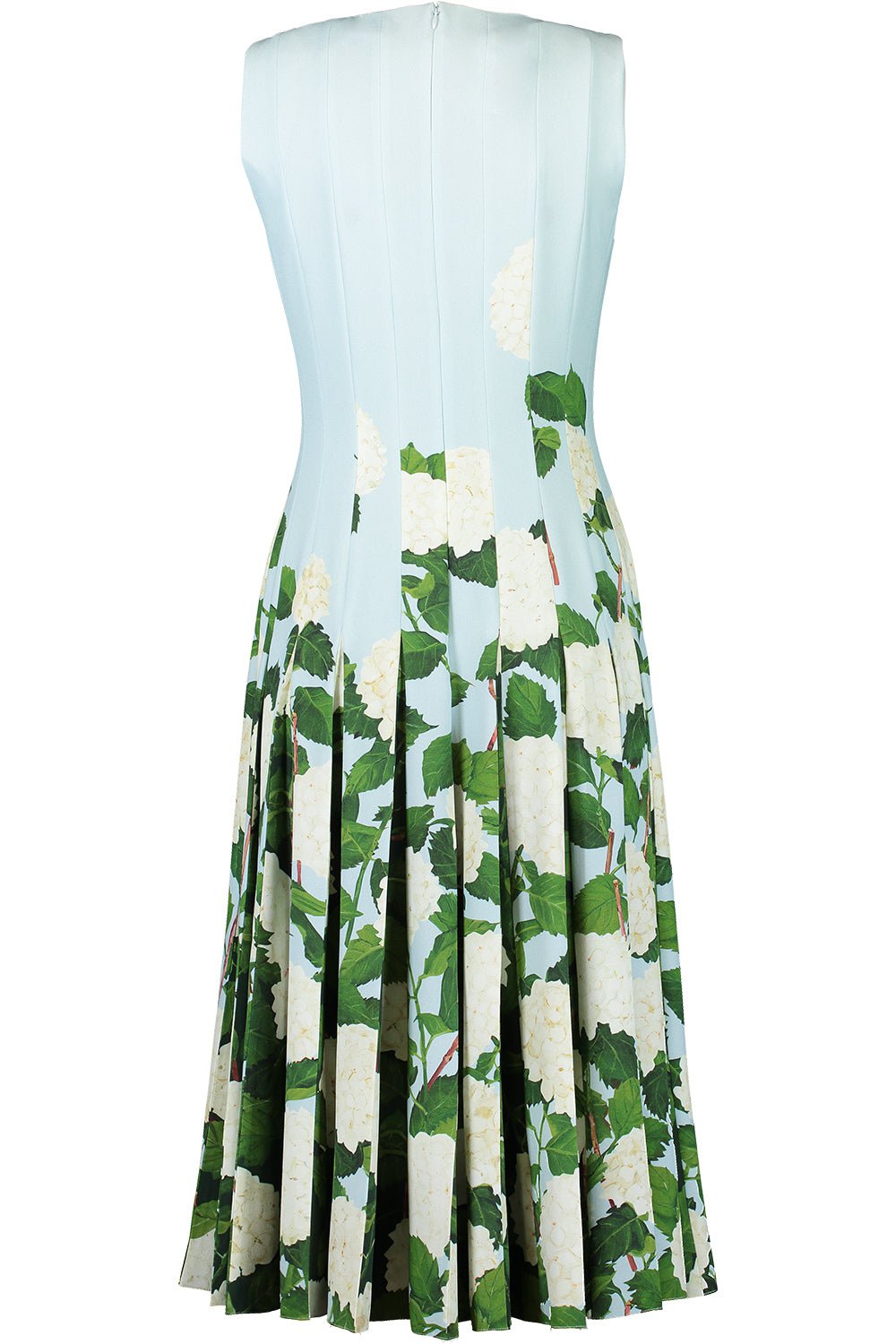 OSCAR DE LA RENTA-Printed Cady Dress-