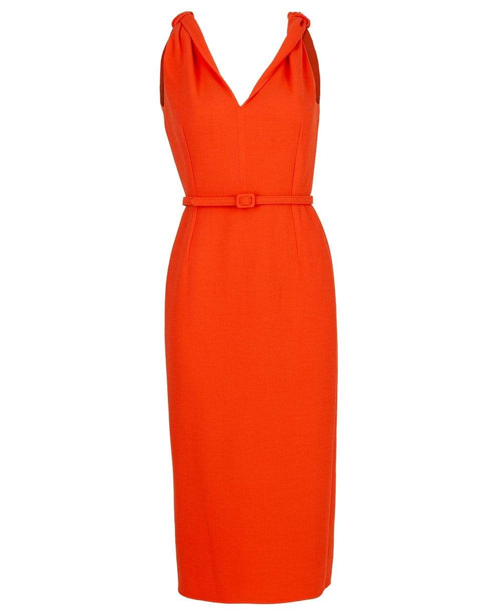 OSCAR DE LA RENTA-Twist Strap Slim Dress-