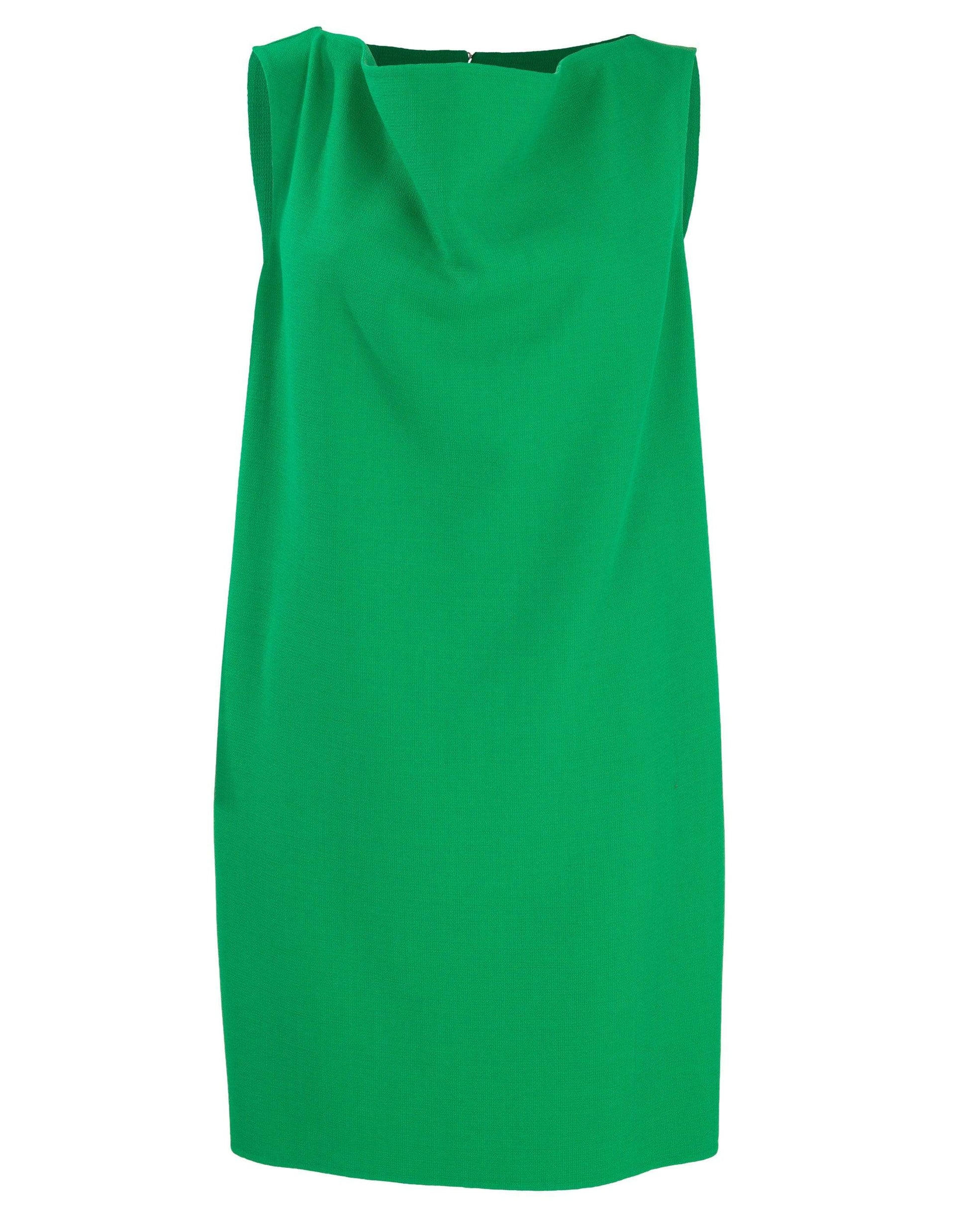 OSCAR DE LA RENTA-Cowl Neck Shift Dress-