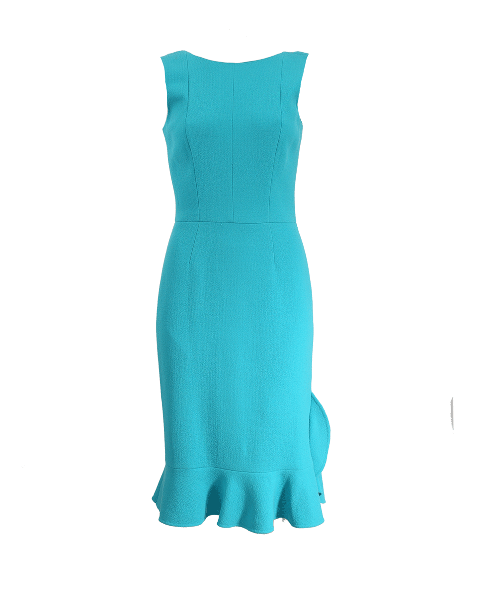 OSCAR DE LA RENTA-Flounce Bottom Dress-