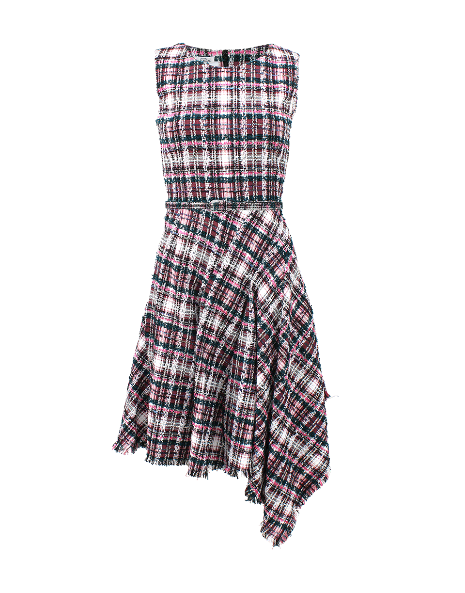 OSCAR DE LA RENTA-Jewel Neck Dress With Belt-