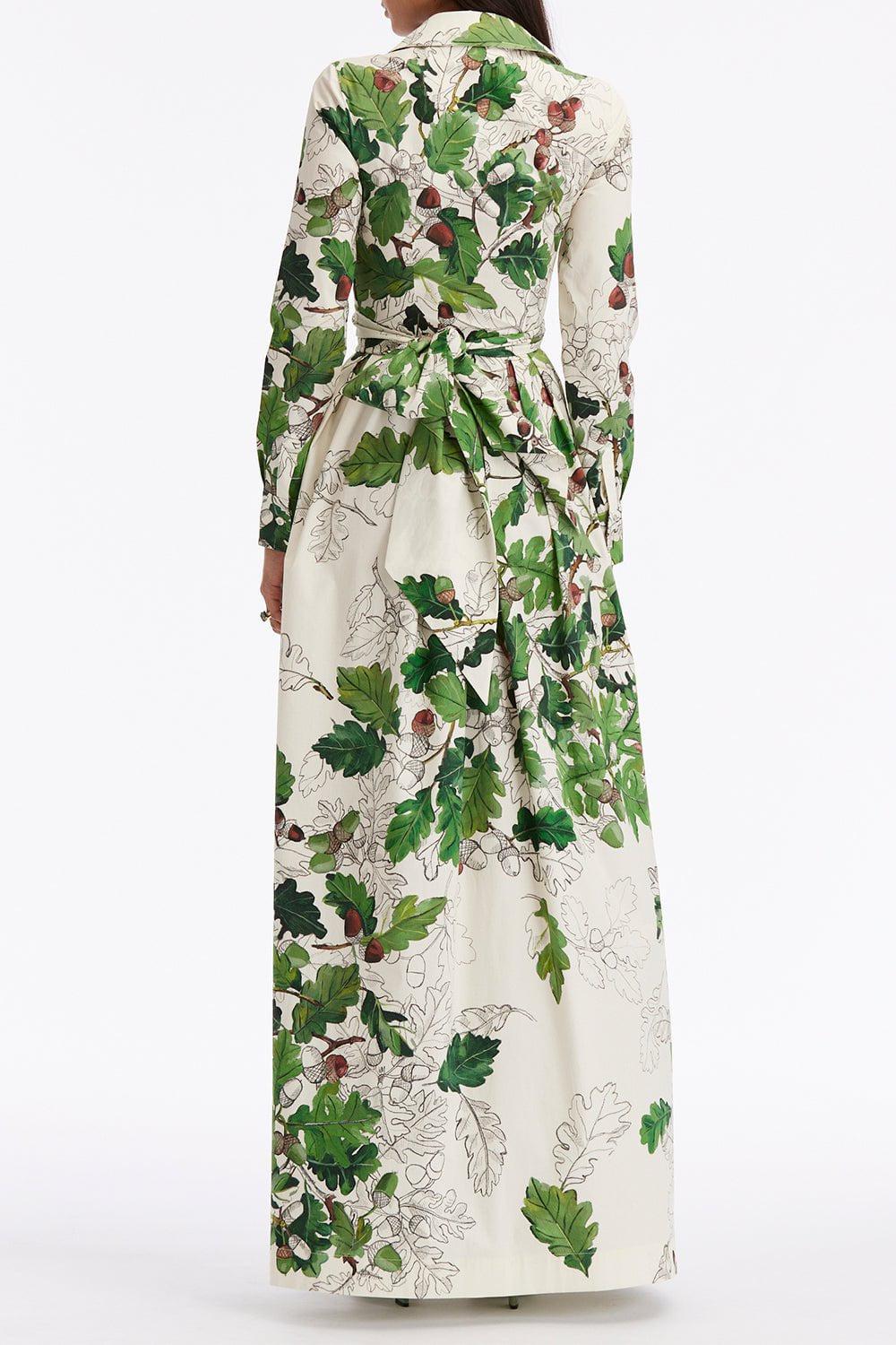 OSCAR DE LA RENTA-Unfinished Acorn Dress-