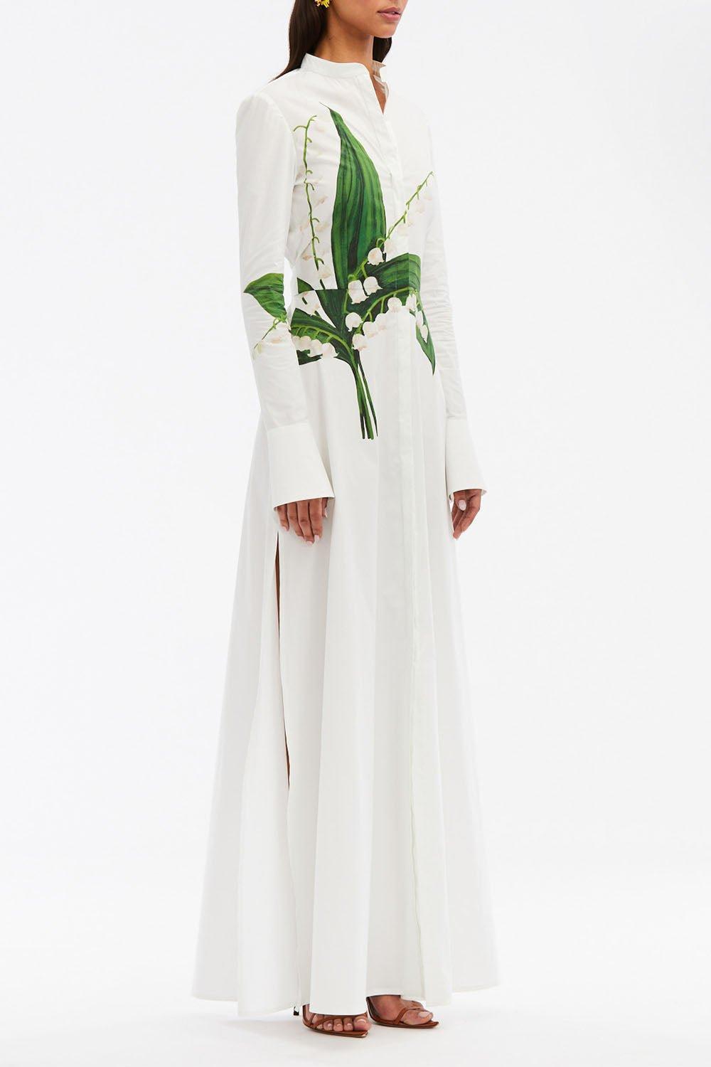 OSCAR DE LA RENTA-Lily Of The Valley Caftan-