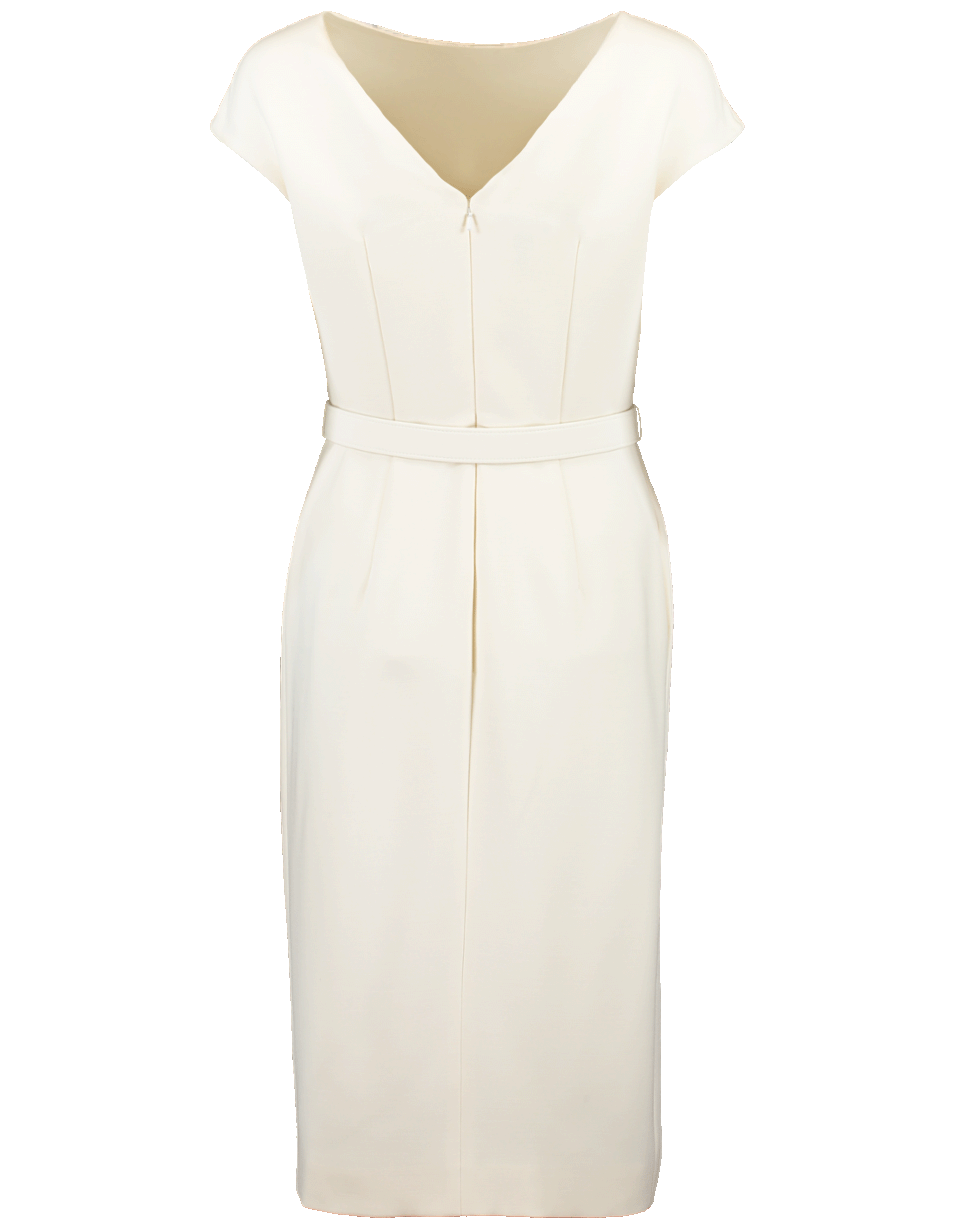 OSCAR DE LA RENTA-Asymmetrical Overlay Dress-