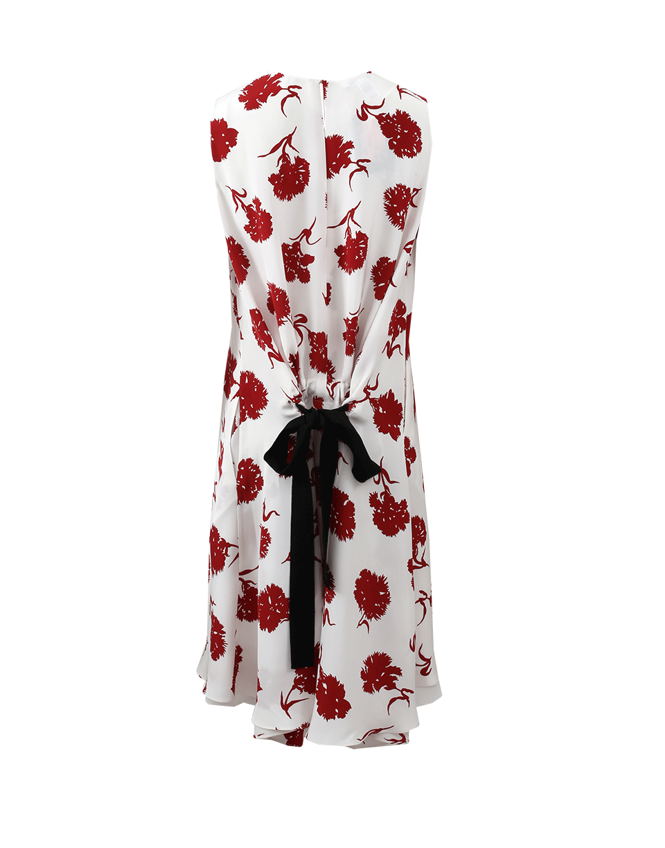OSCAR DE LA RENTA-Floral Tie Dress-IVORY