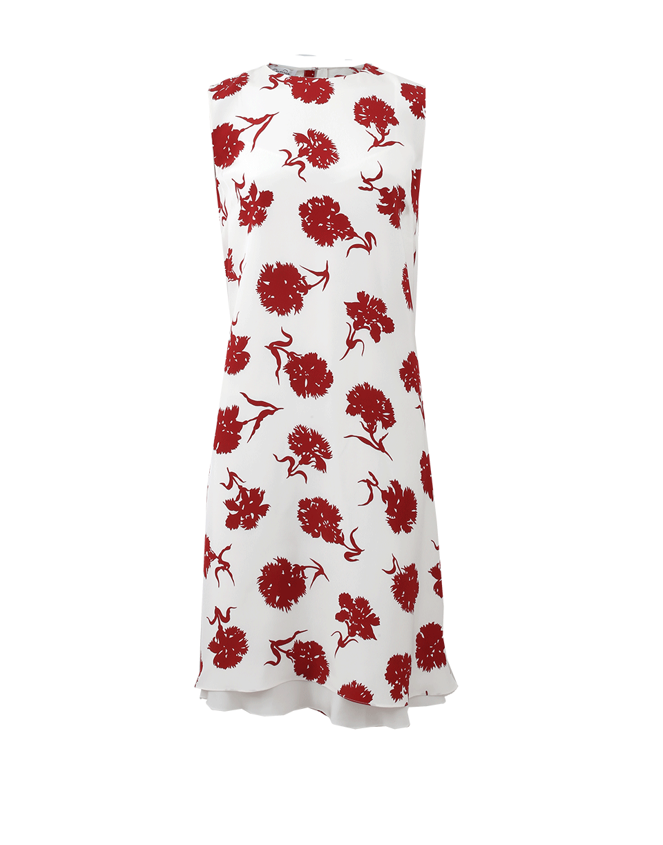 OSCAR DE LA RENTA-Floral Tie Dress-IVORY