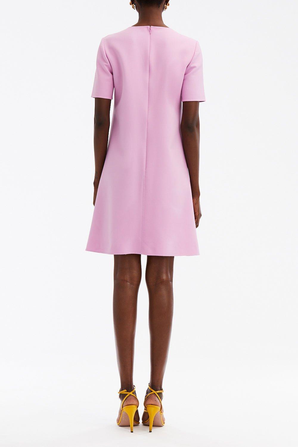 OSCAR DE LA RENTA-Painted Poppies Shift Dress - Lupine-