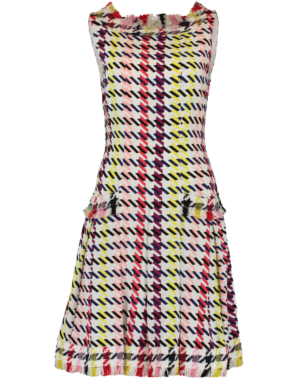 OSCAR DE LA RENTA-Tweed Dress-