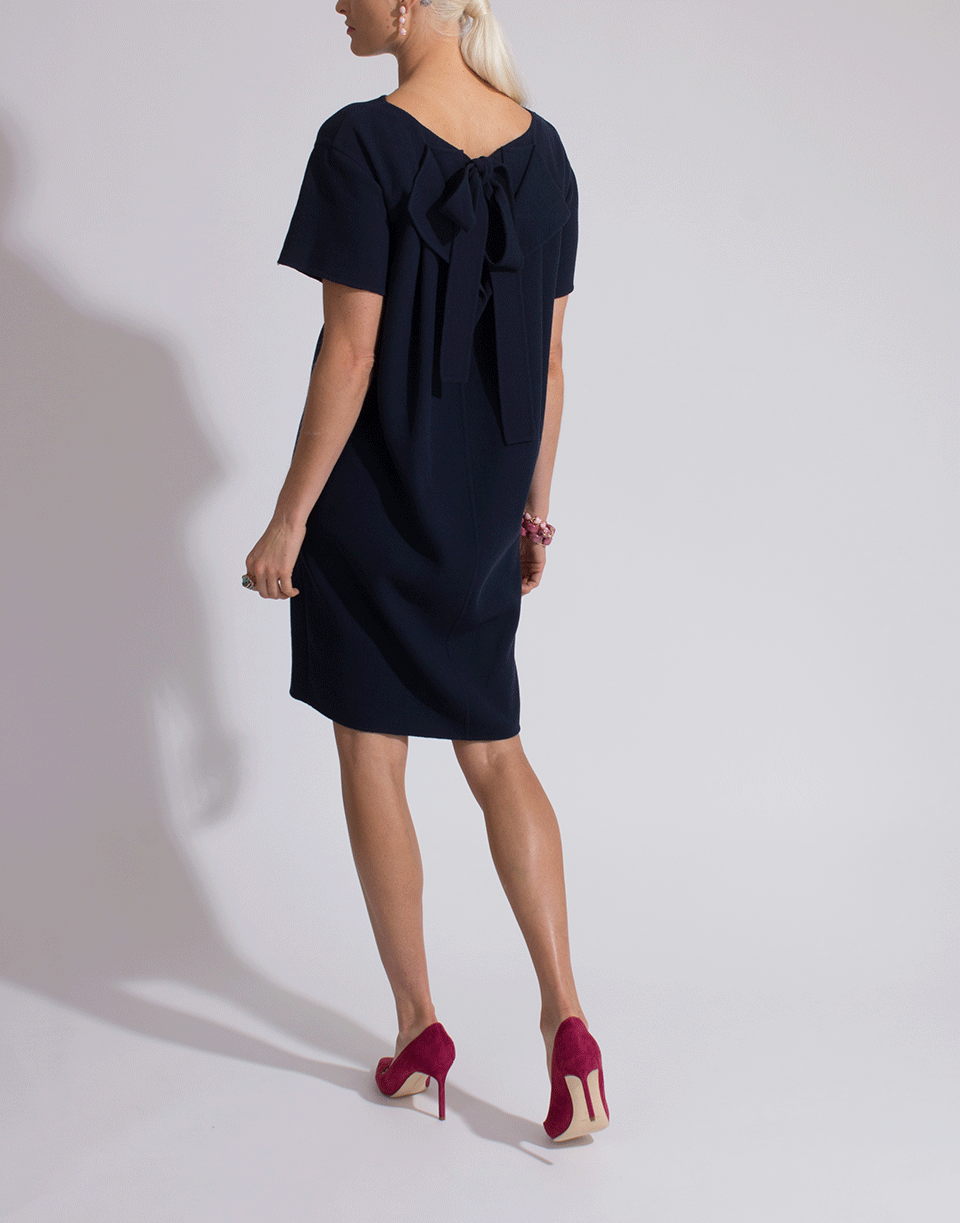 OSCAR DE LA RENTA-Tie Back Dress-