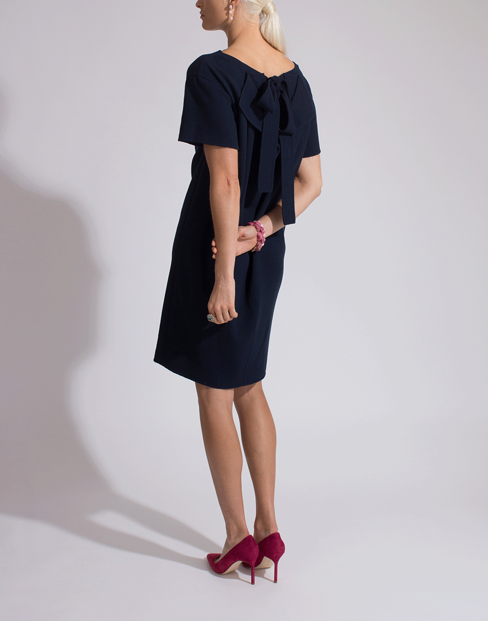 OSCAR DE LA RENTA-Tie Back Dress-