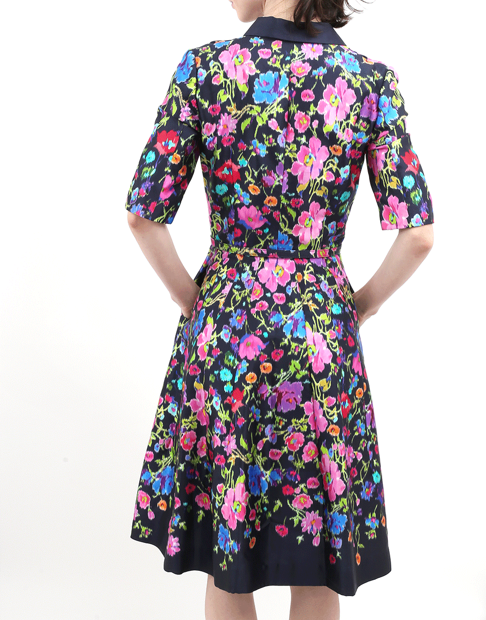 OSCAR DE LA RENTA-Mikado Shirt Dress-