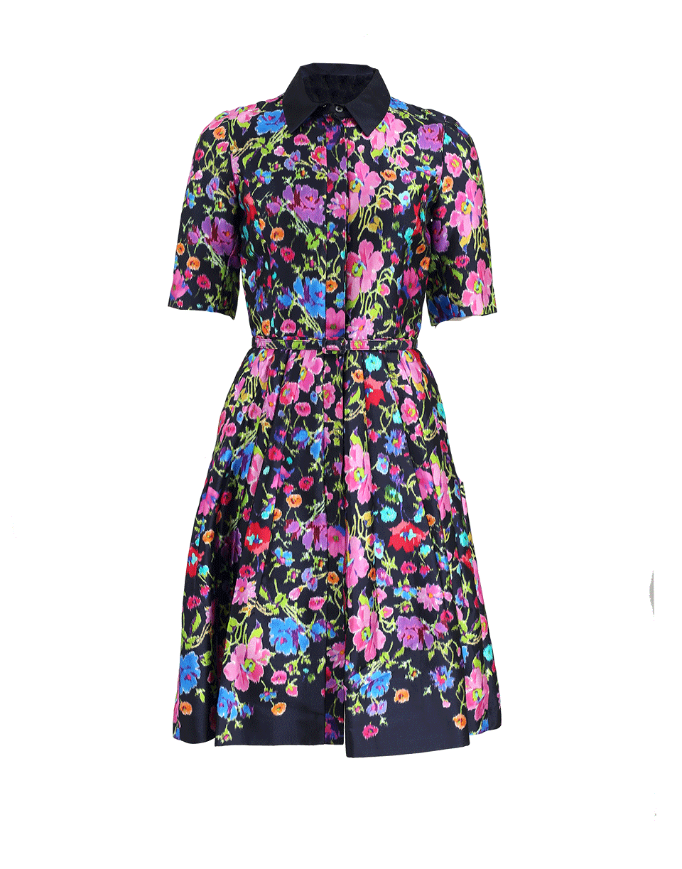OSCAR DE LA RENTA-Mikado Shirt Dress-