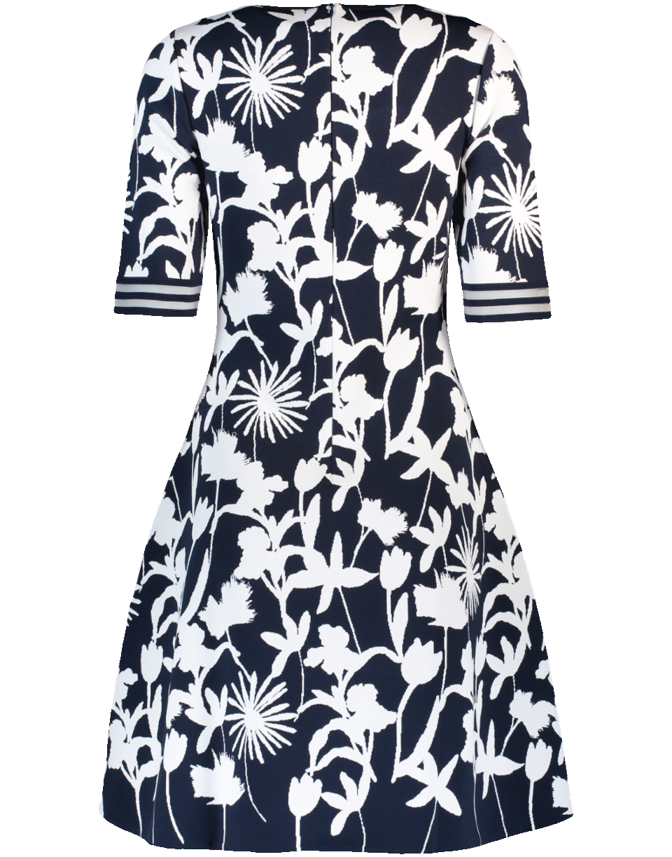 OSCAR DE LA RENTA-Knit Dress With Appliques-