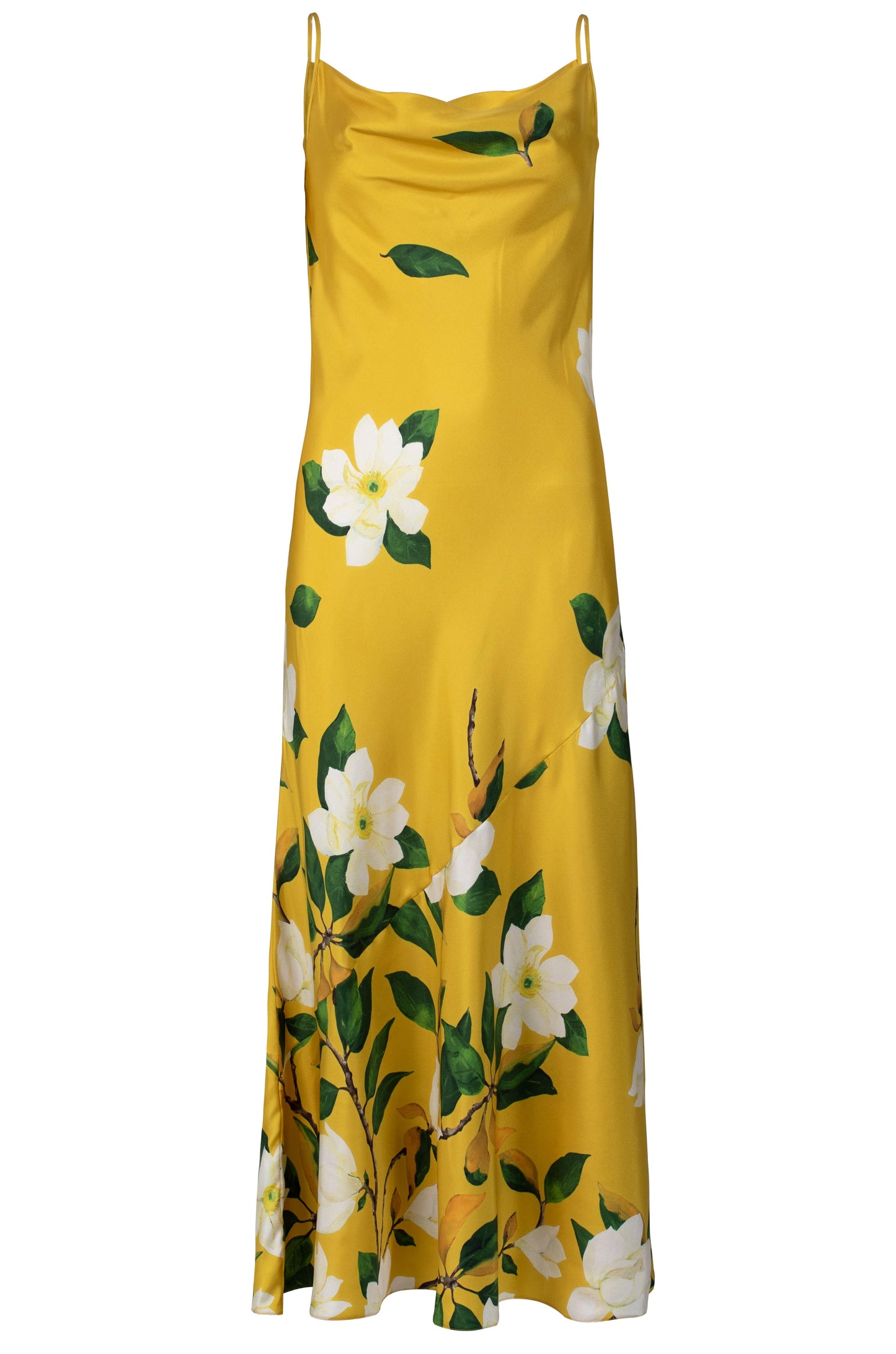 OSCAR DE LA RENTA-Magnolia Silk Slip Dress-