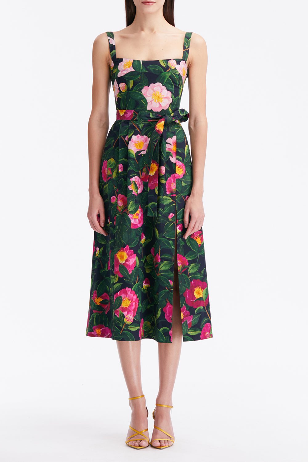 OSCAR DE LA RENTA-Camellia Tank Dress-