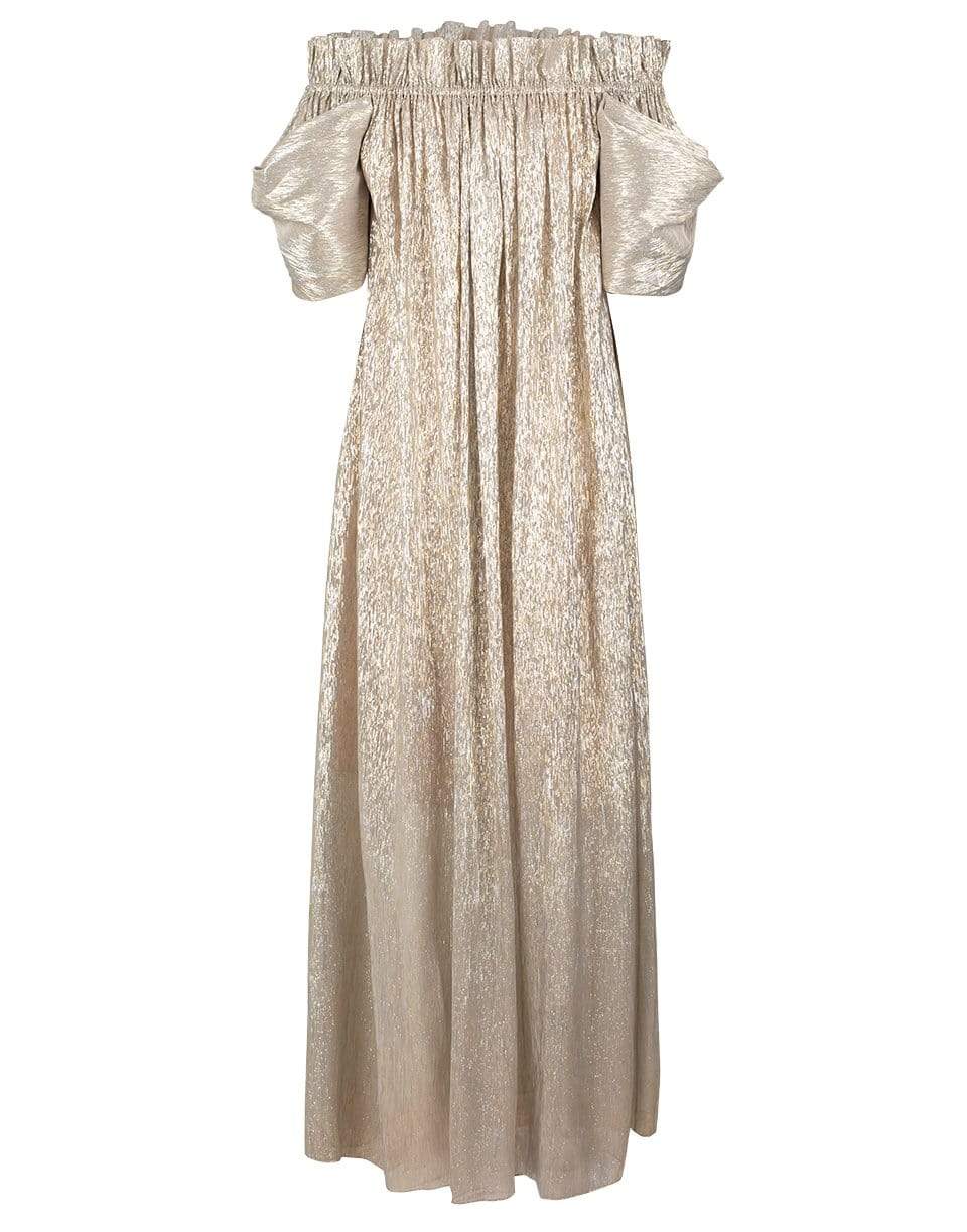 OSCAR DE LA RENTA-Mousseline Caftan-SILVER