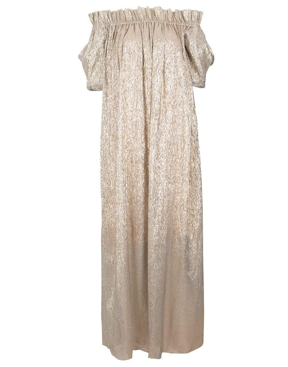 OSCAR DE LA RENTA-Mousseline Caftan-SILVER