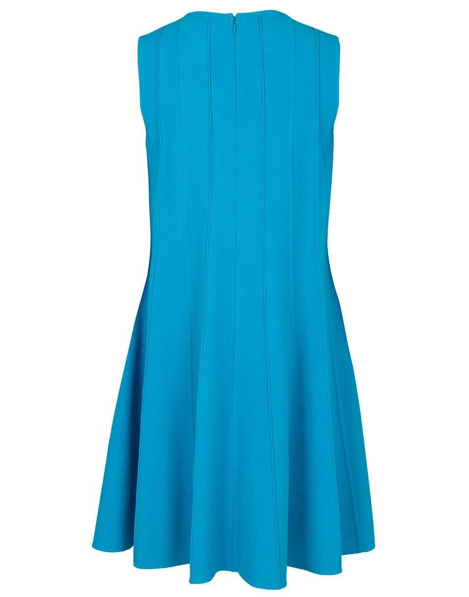 OSCAR DE LA RENTA-Sleeveless Pleated Dress-