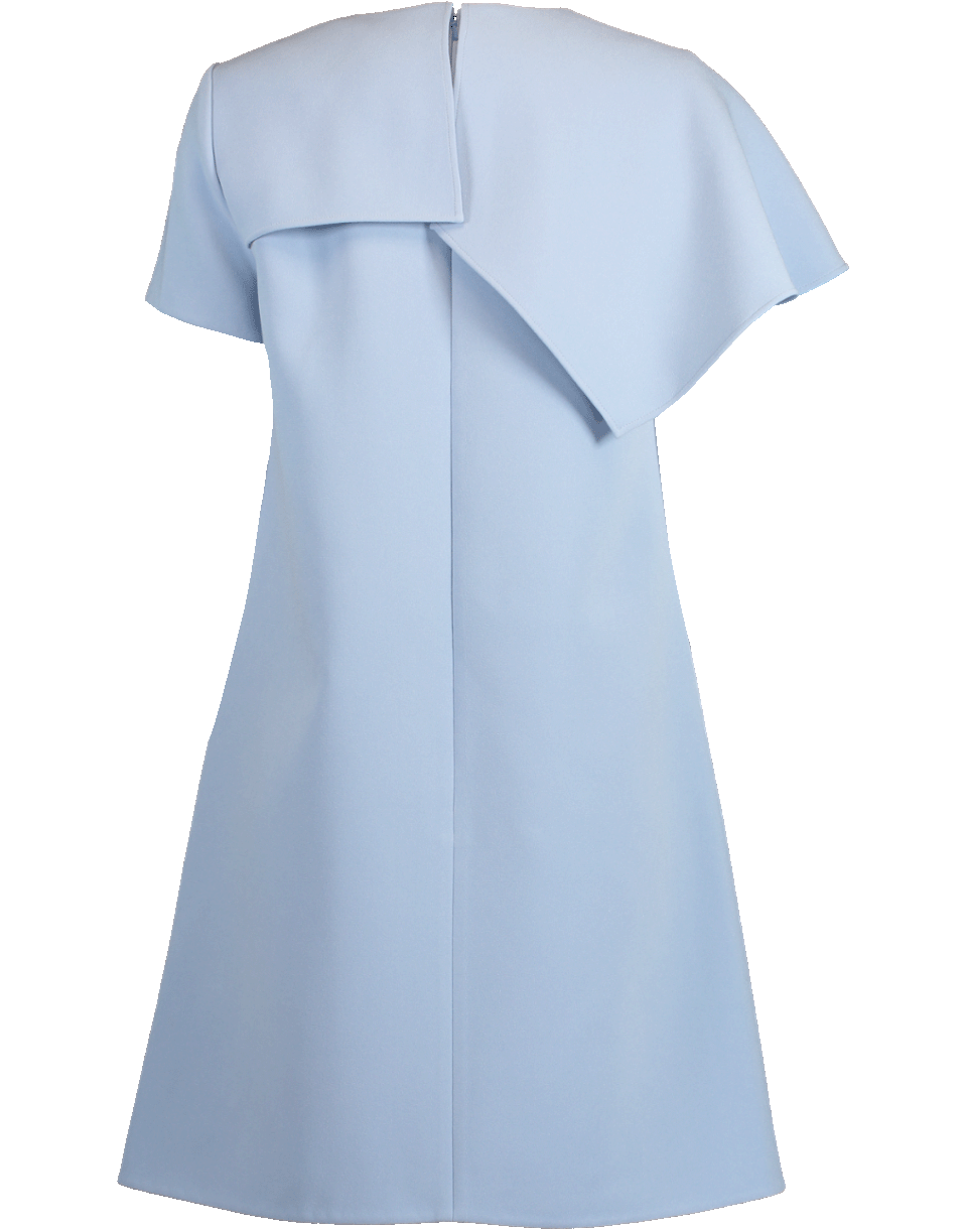 OSCAR DE LA RENTA-Front Ruffle A-Line Dress-