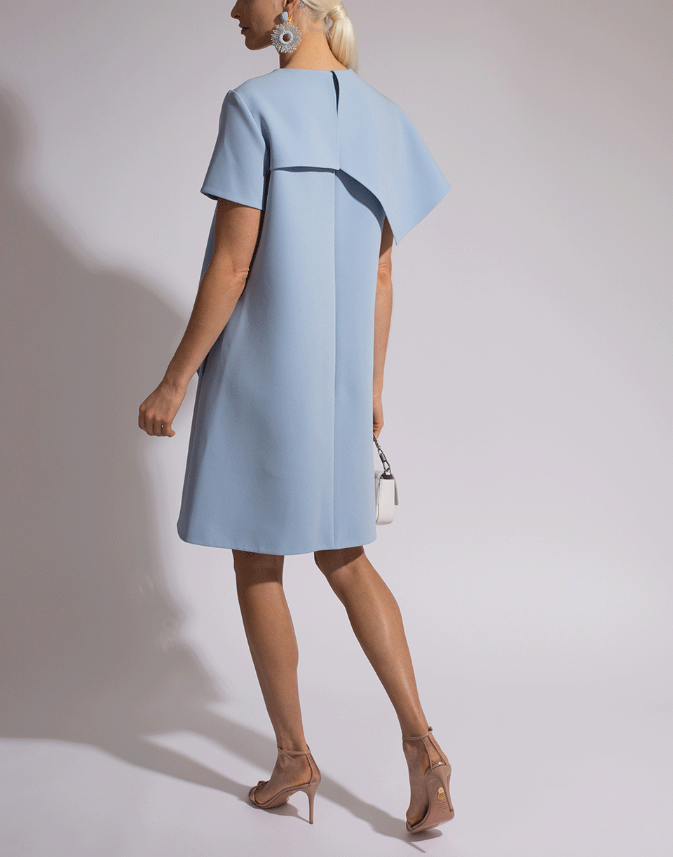 OSCAR DE LA RENTA-Front Ruffle A-Line Dress-