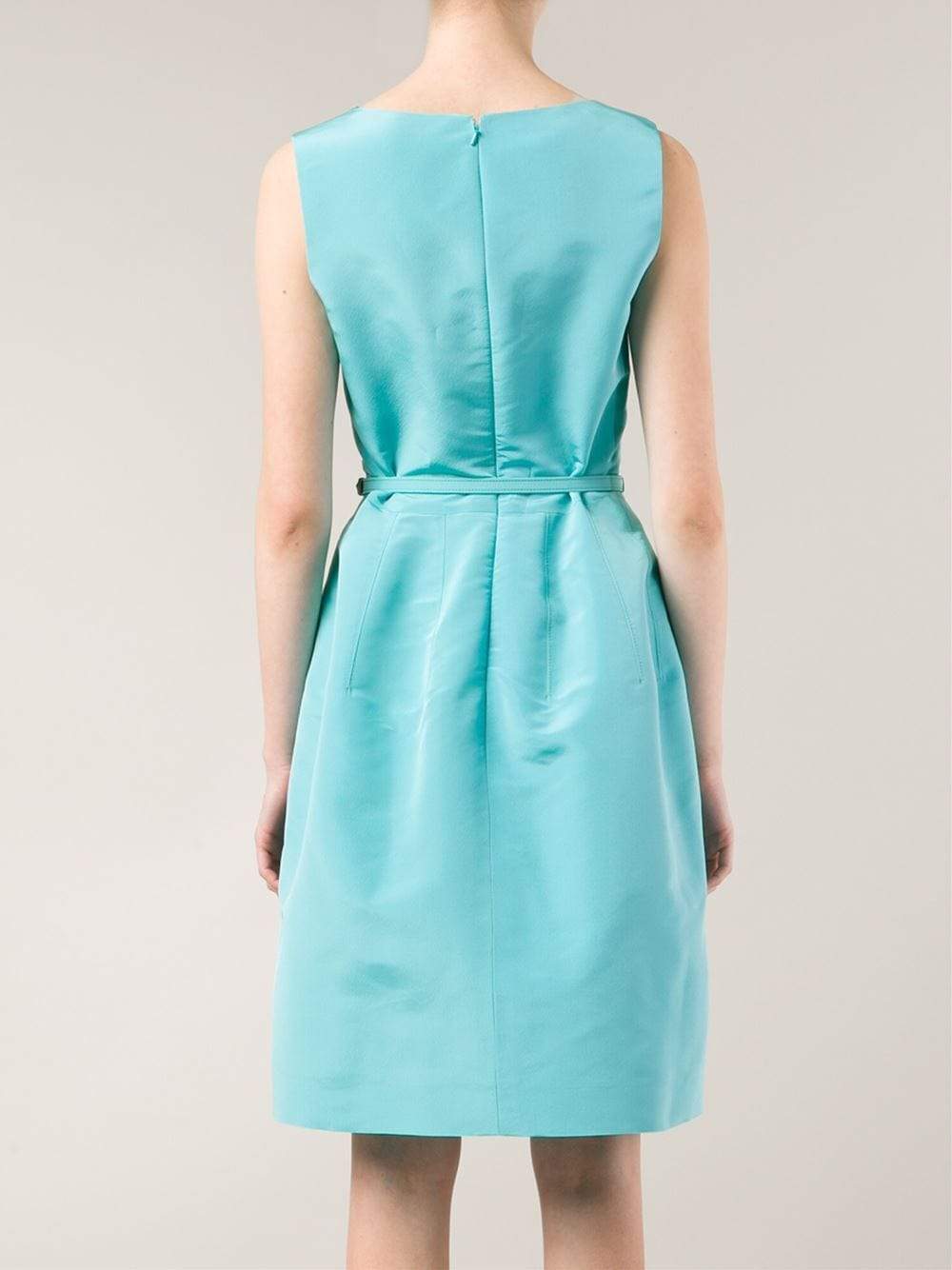 OSCAR DE LA RENTA-Draped Bodice Gown-