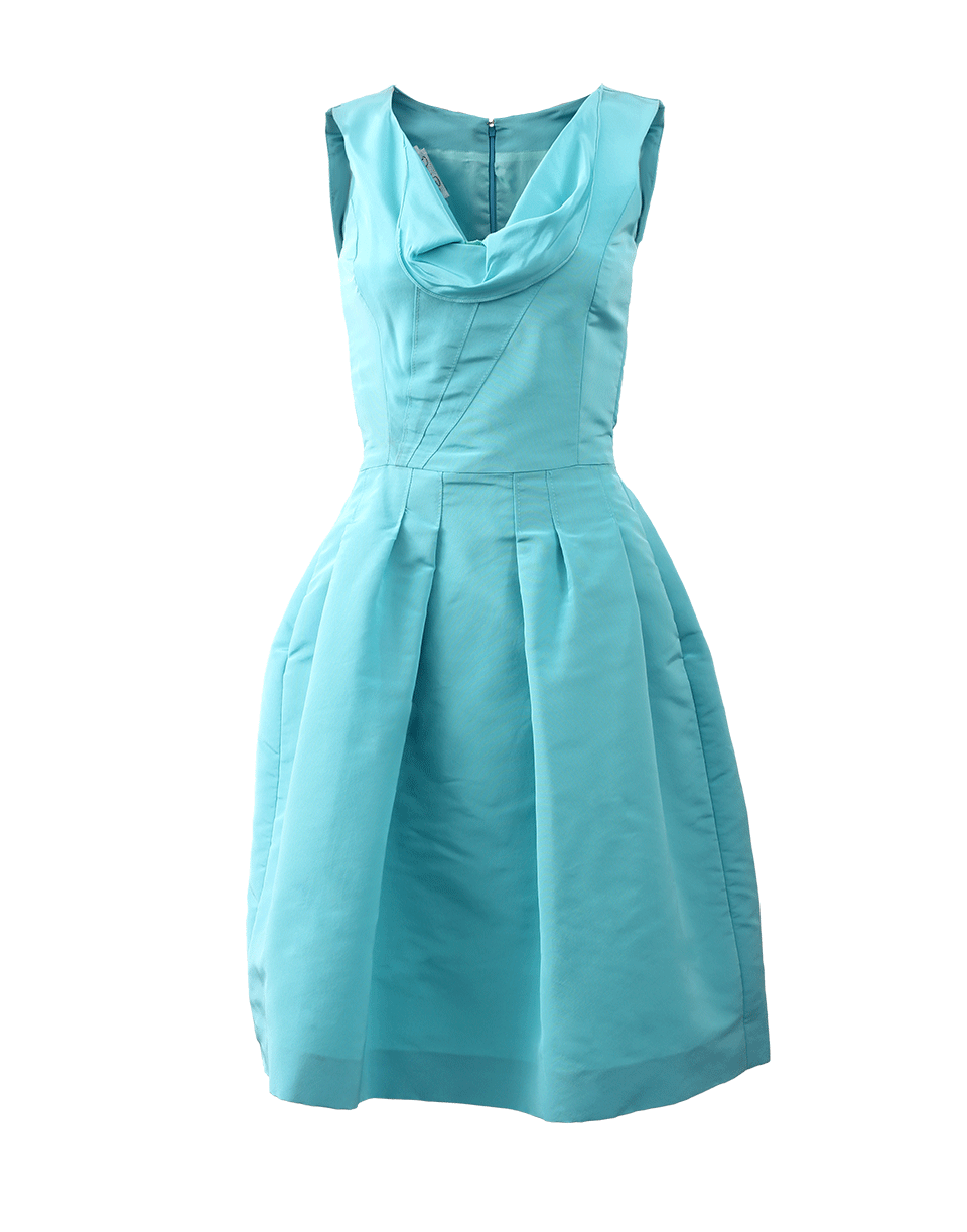 OSCAR DE LA RENTA-Draped Bodice Gown-