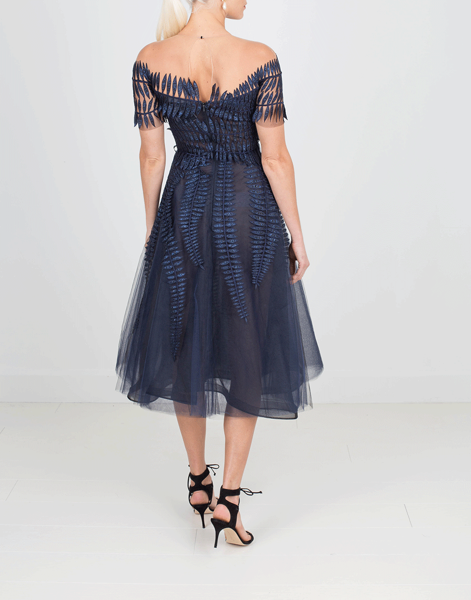 OSCAR DE LA RENTA-Cocktail Dress-BLK/NVY