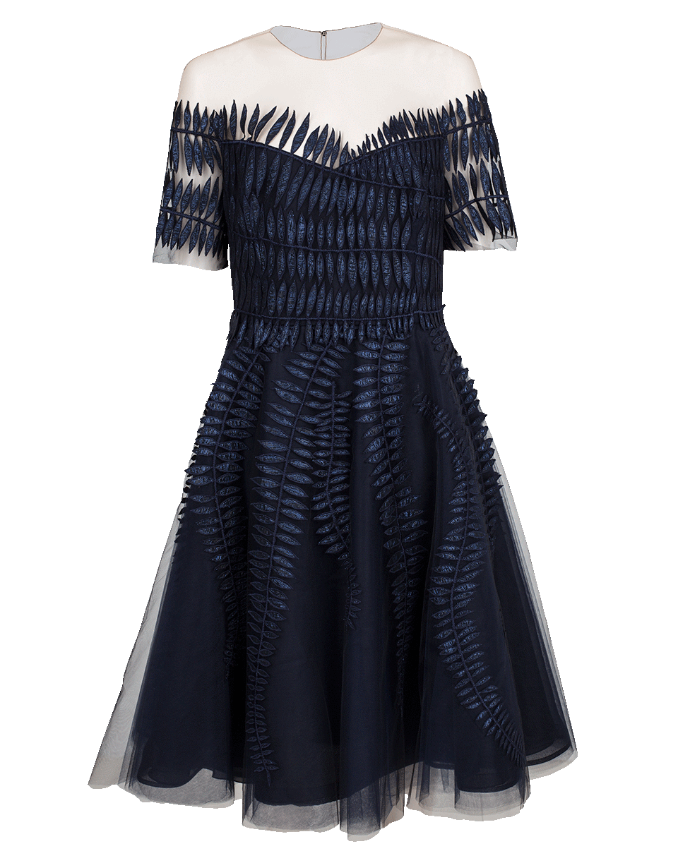 OSCAR DE LA RENTA-Cocktail Dress-BLK/NVY