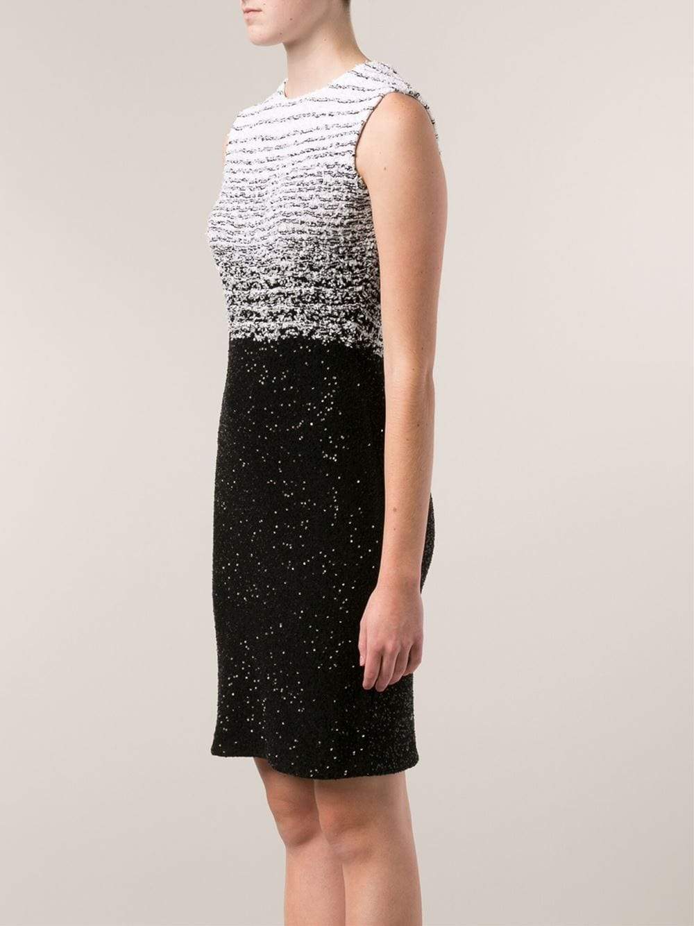 OSCAR DE LA RENTA-Tweed Pencil Dress-